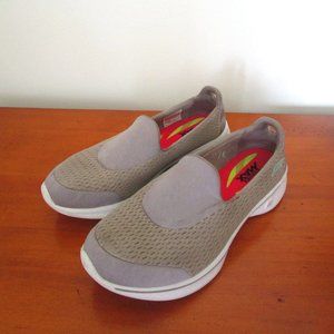 Skechers Taupe Go Walk 4 Shoes Size 7.5